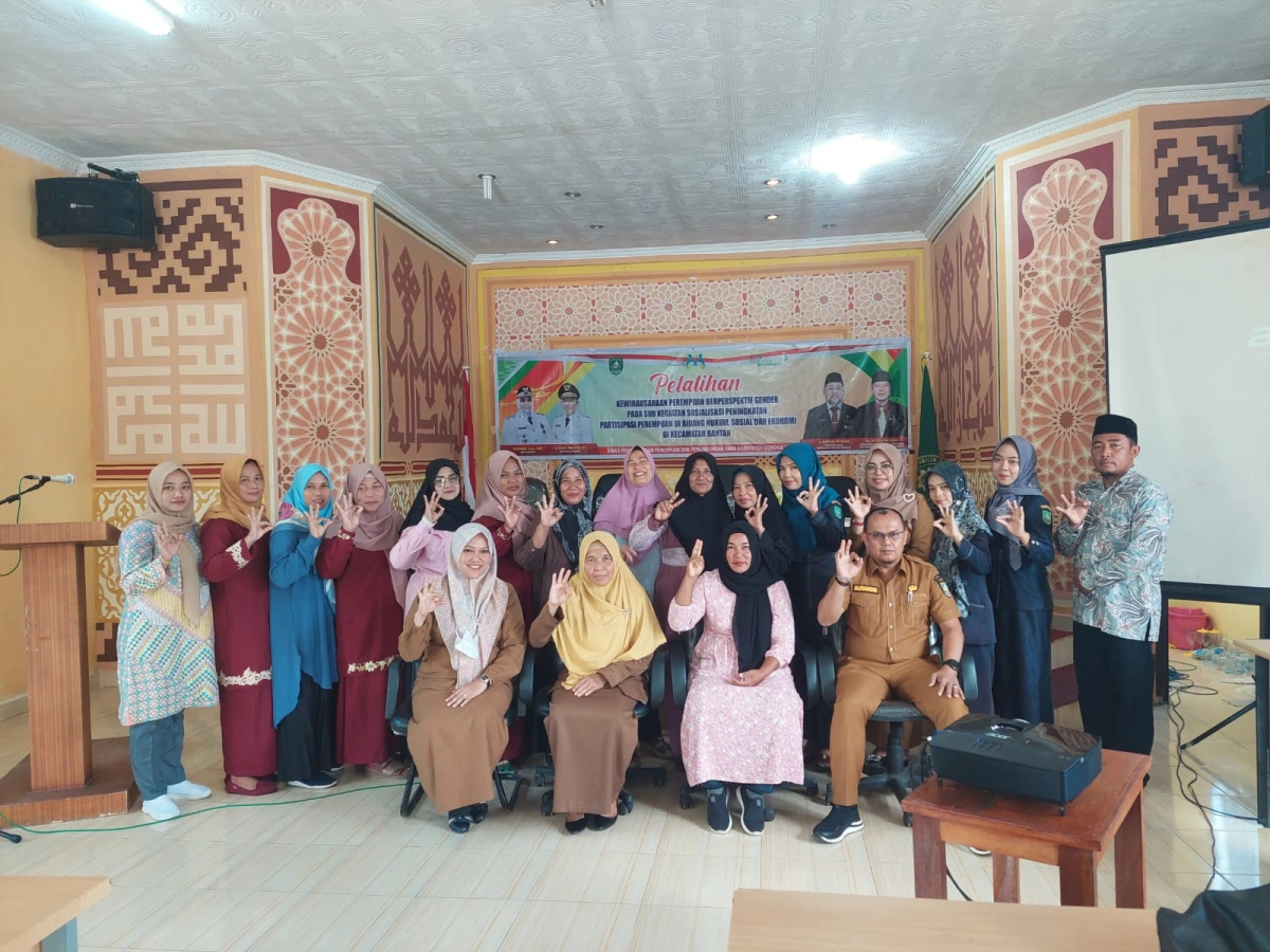 DPPPA Bengkalis Gelar Pelatihan Kewirausahaan Perempuan Berperspektif Gender